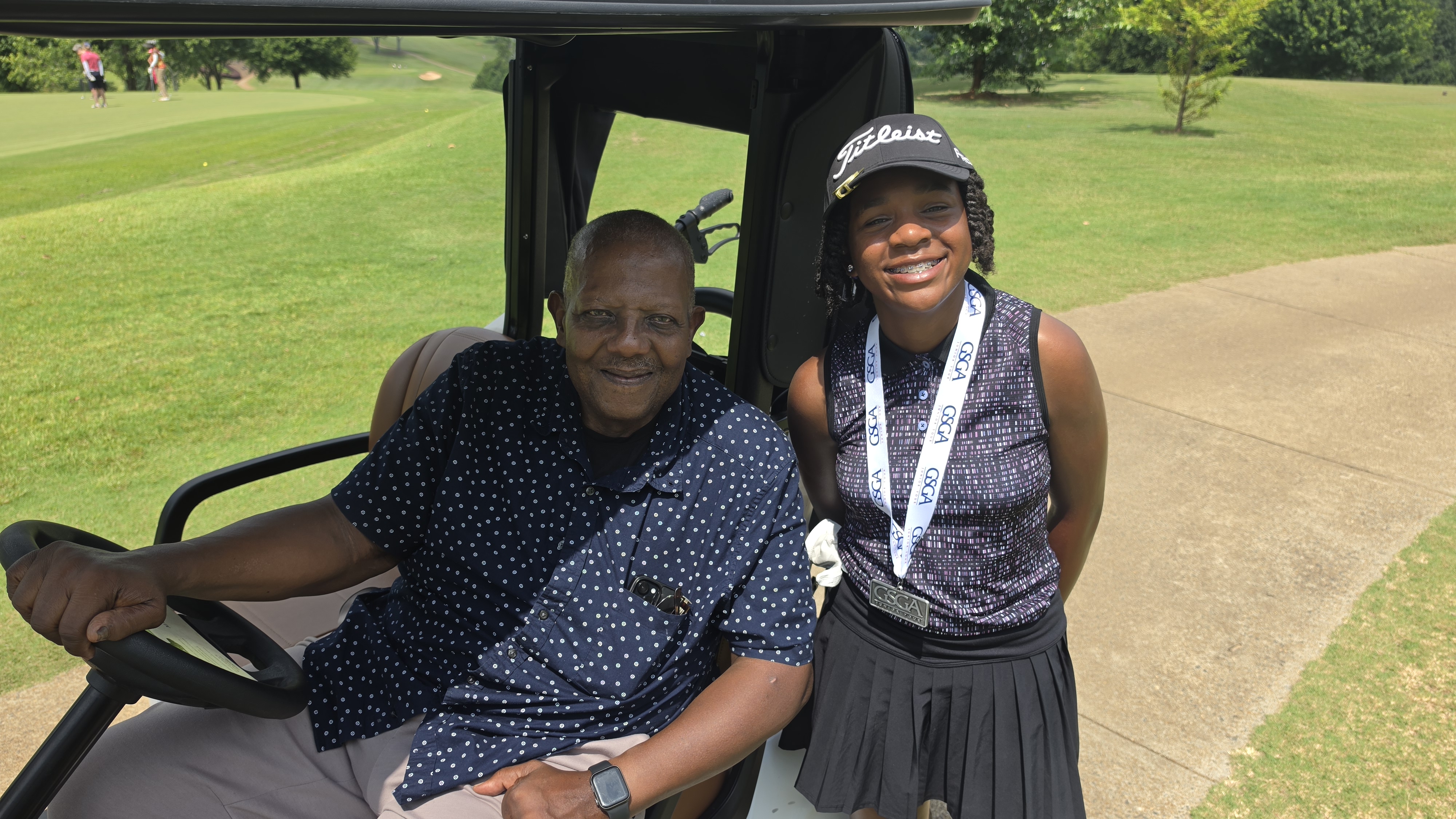 Gabby and Grandpa!